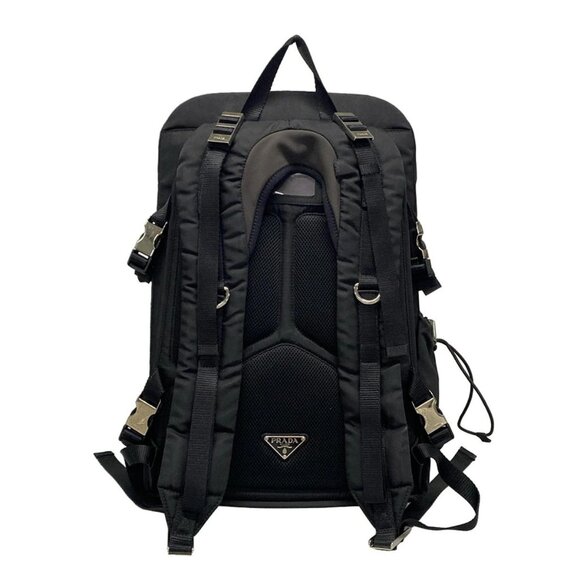 Auth PRADA - Black Nylon Backpack - Picture 2 of 16